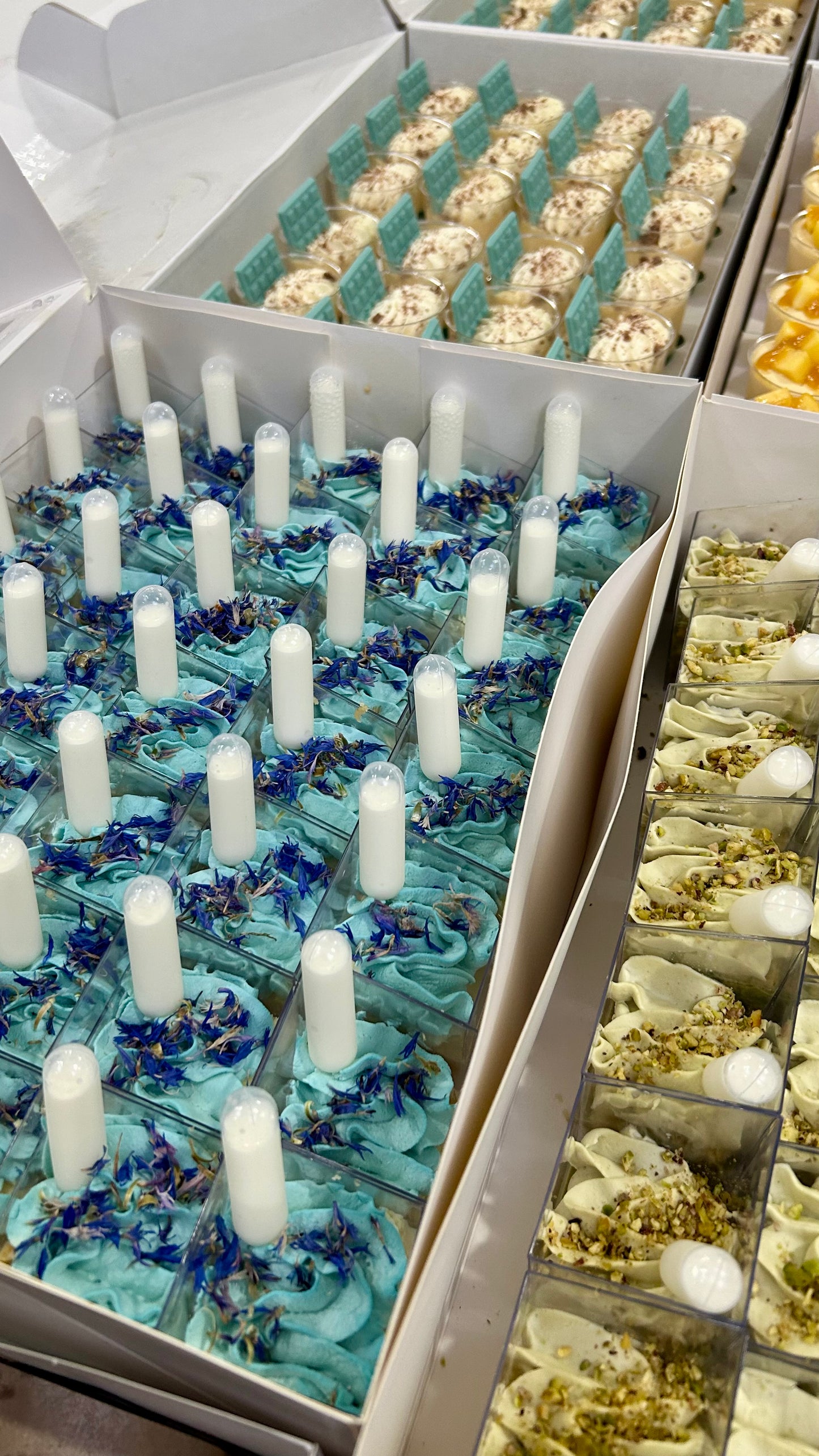 Milk Cake Square Cups