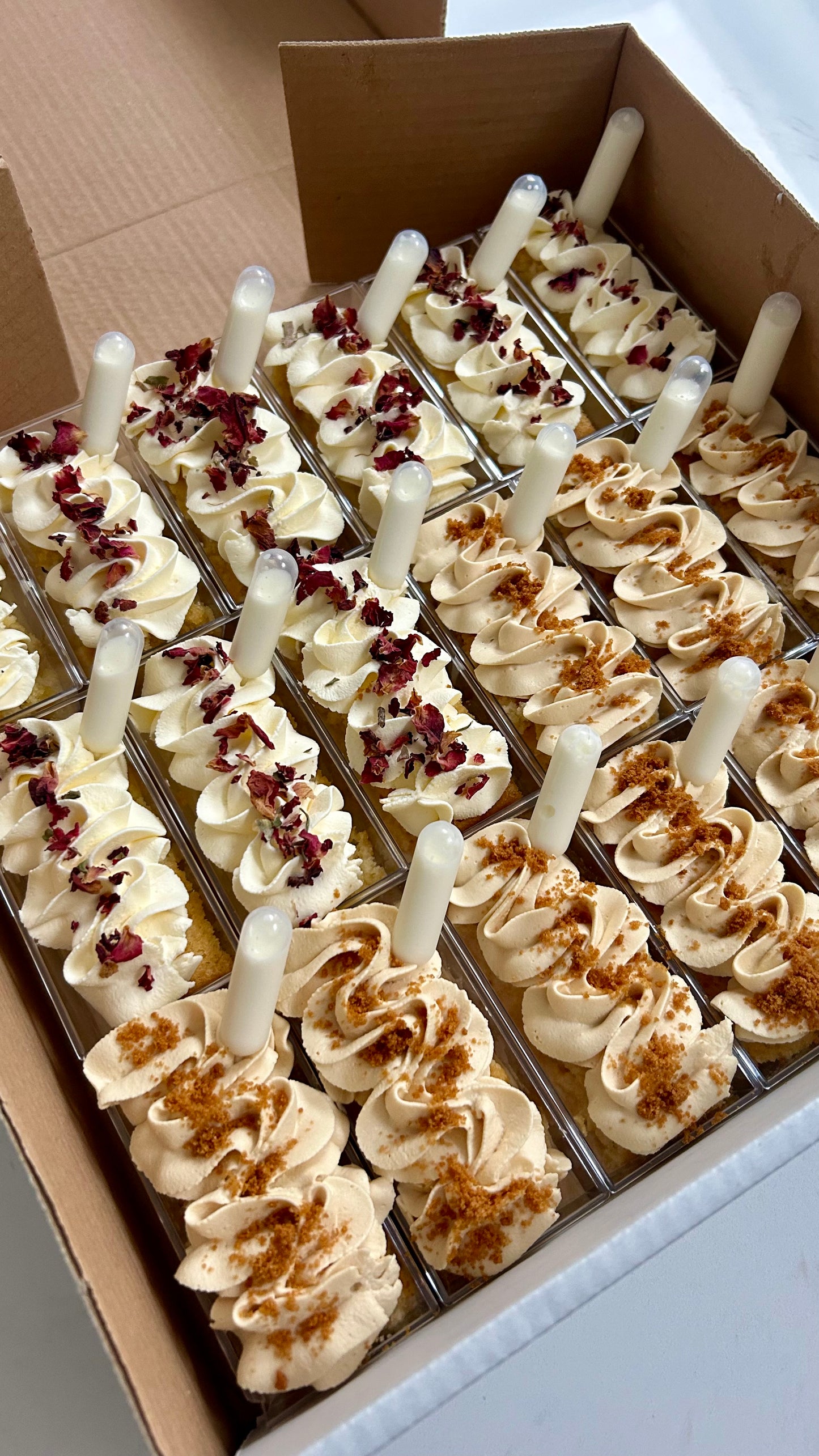 Milk Cake Rectangle Cups