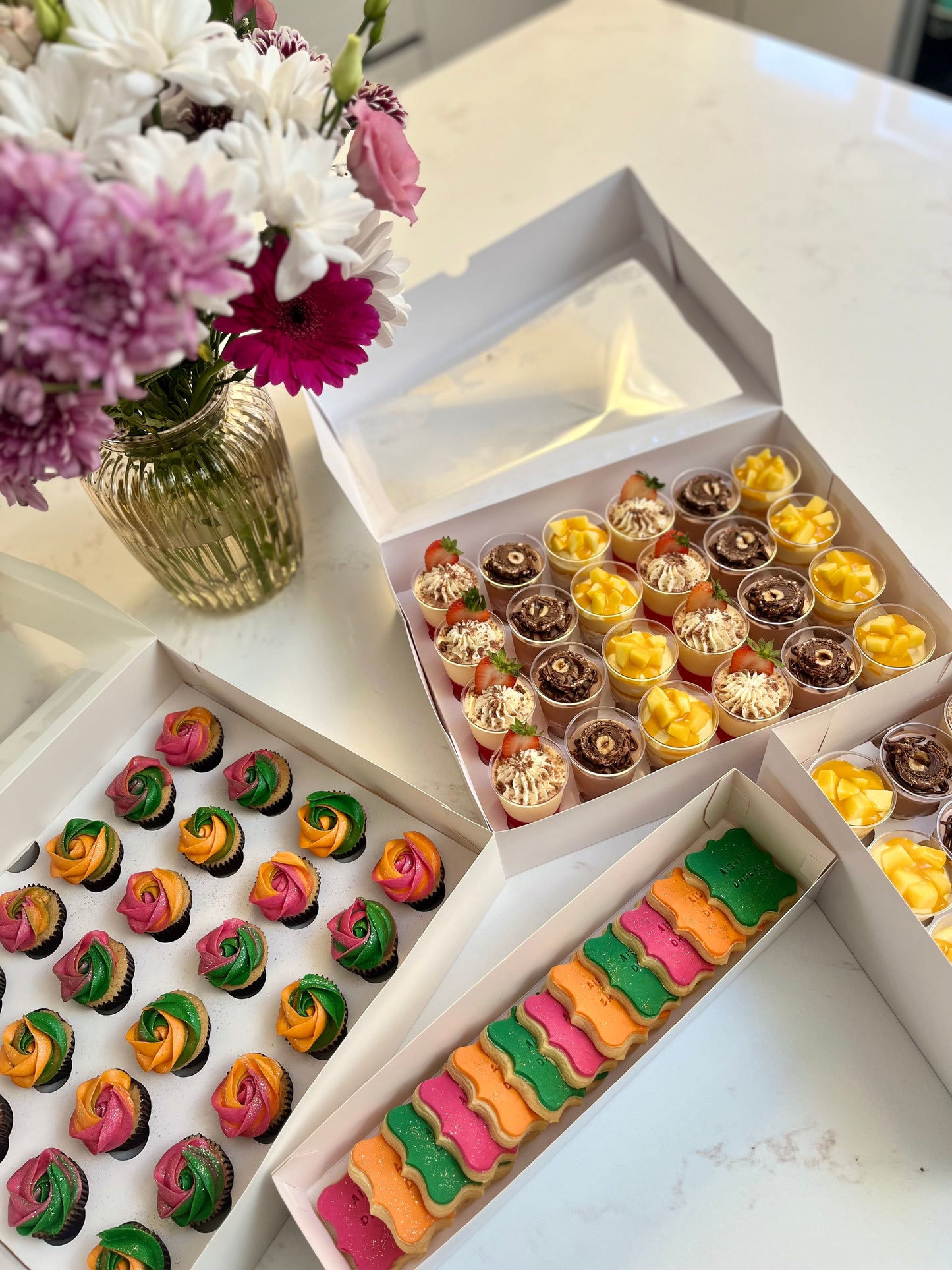 Mendhi Mini Cupcakes