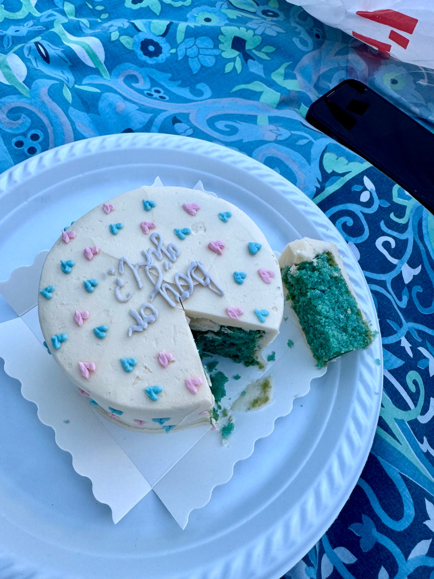 Gender Reveal Cake