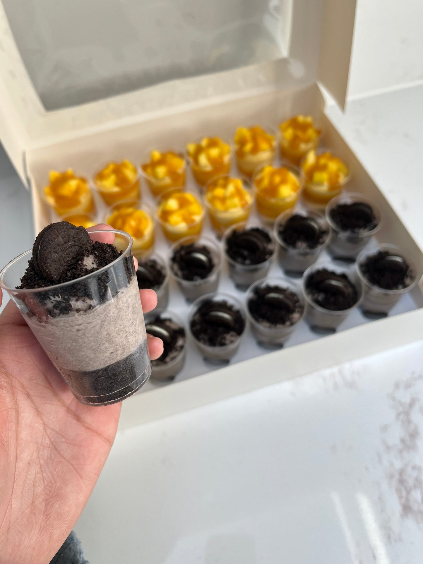 Cookies & Cream Cheesecake Shots