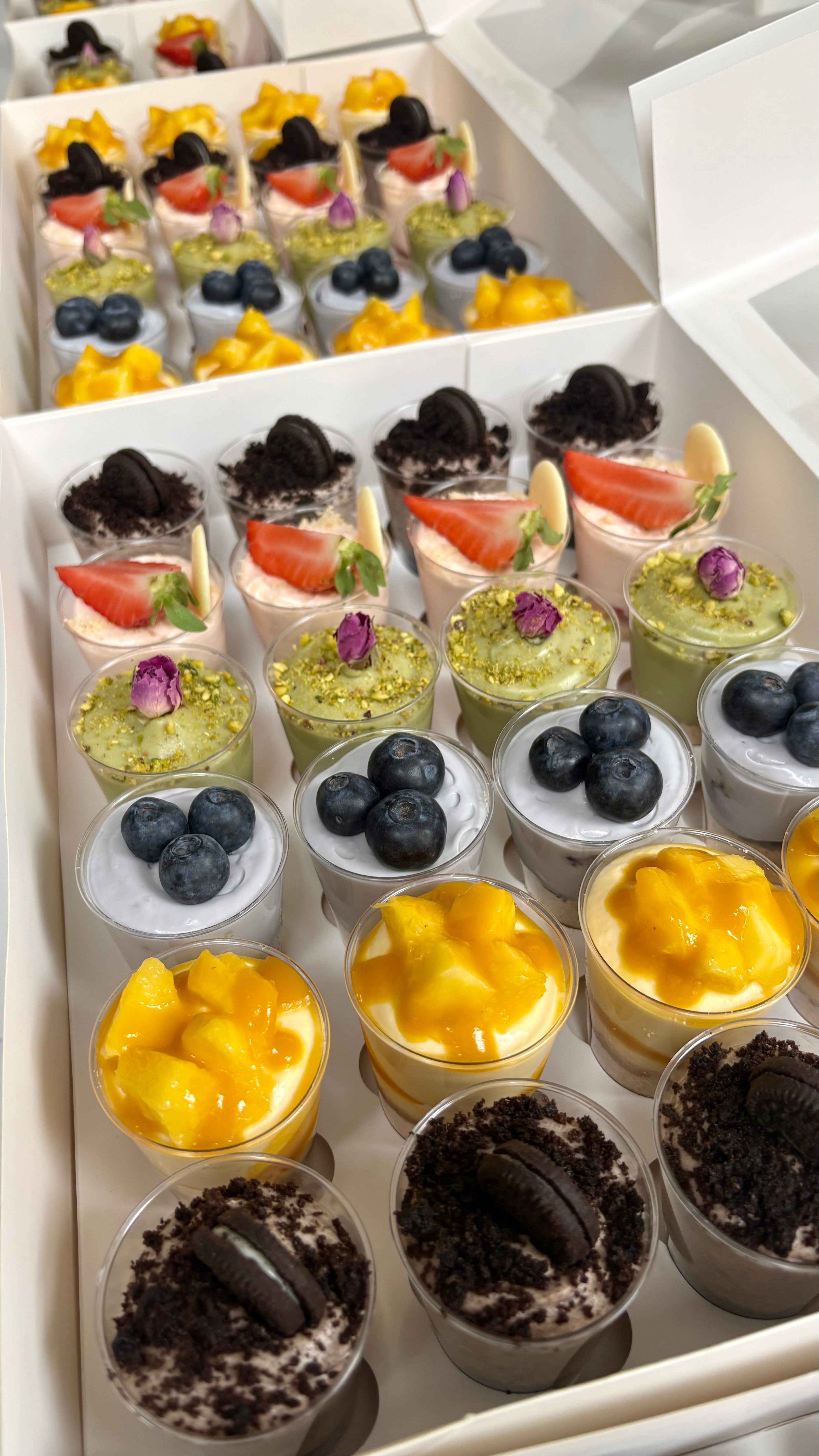 Mixed Dessert Shot Boxes