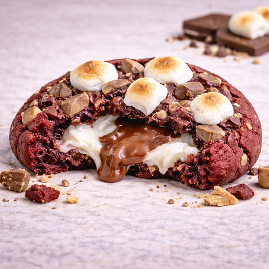 Red Velvet S’mores Stuffed Cookie (11/12th April)