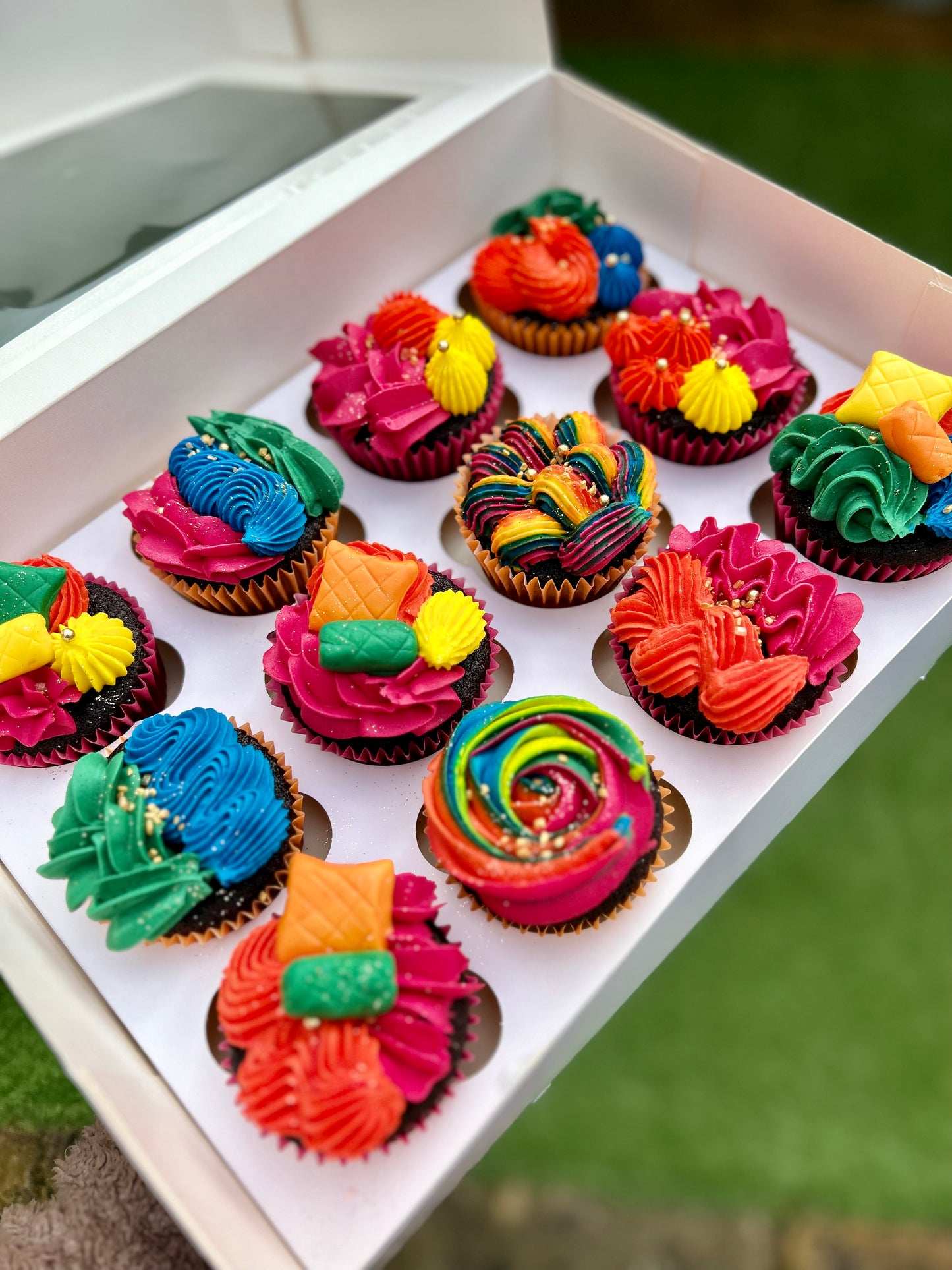 Mehndi Cupcakes