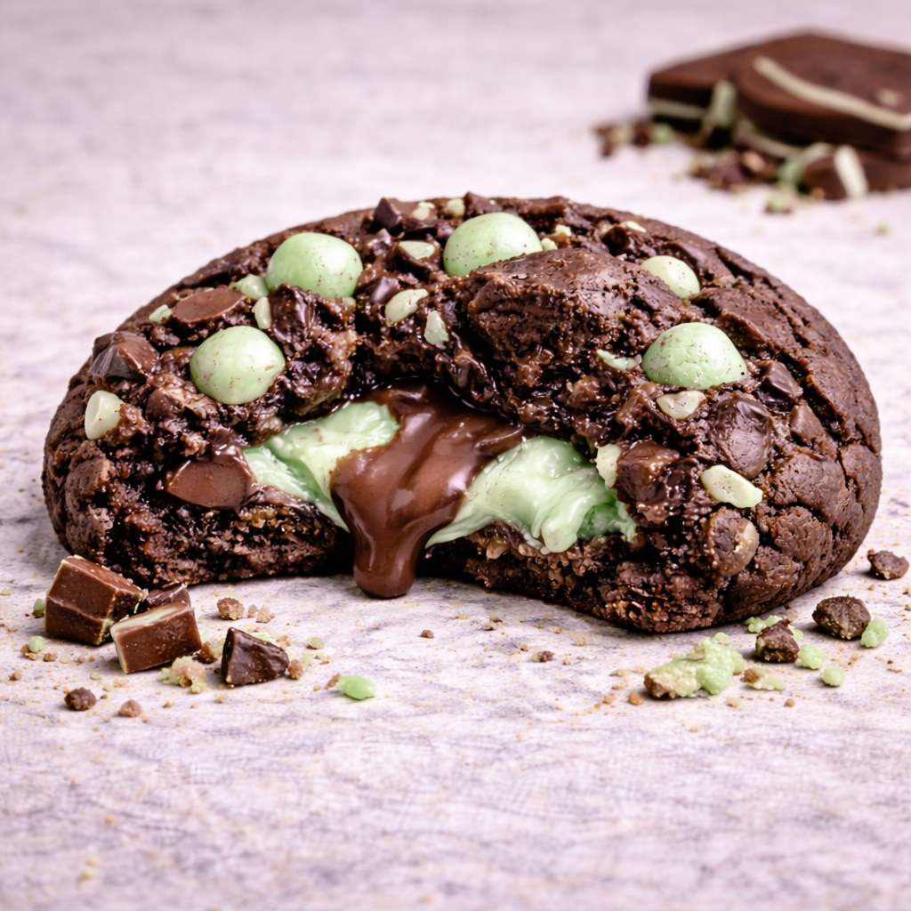 Mint Chocolate Stuffed Cookie (11/12th April)