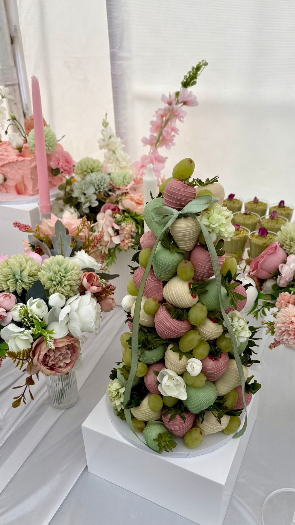 Chocolate Strawberry Tower - Tall