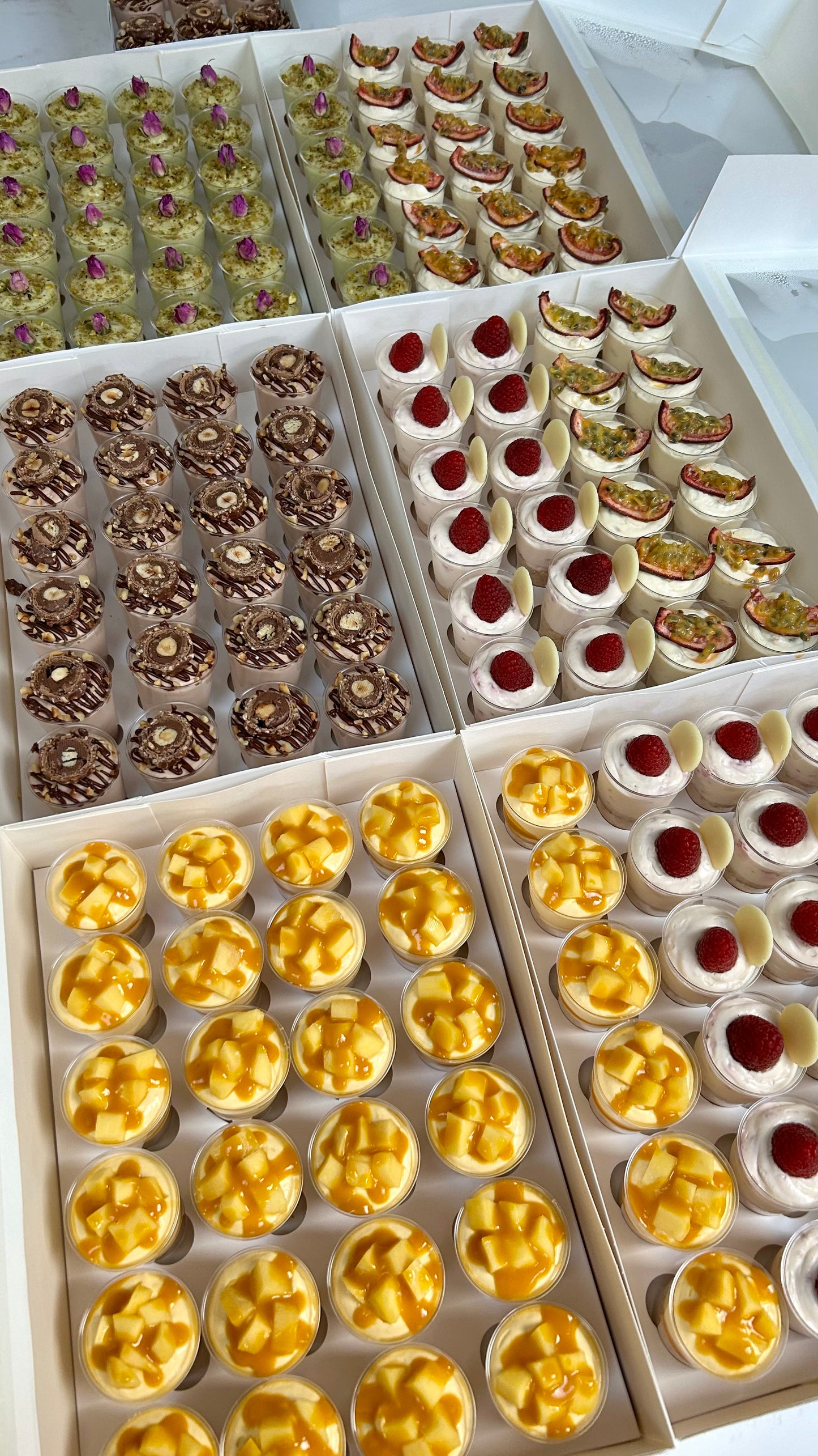 Mixed Dessert Shots - 8th & 9th August