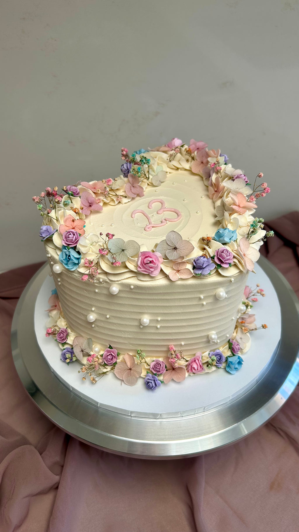 Petals and Pastels Cake