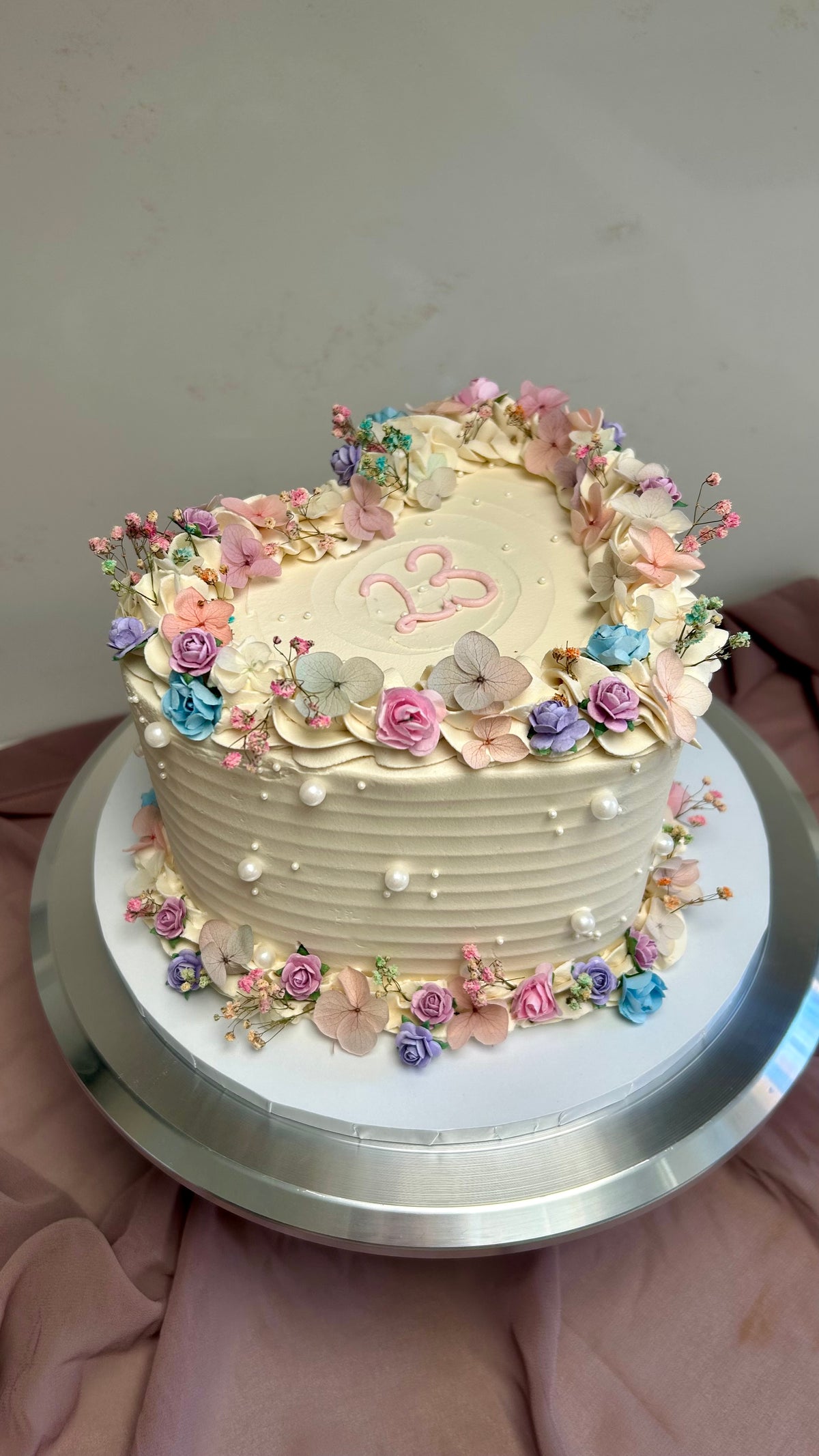 Petals and Pastels Cake