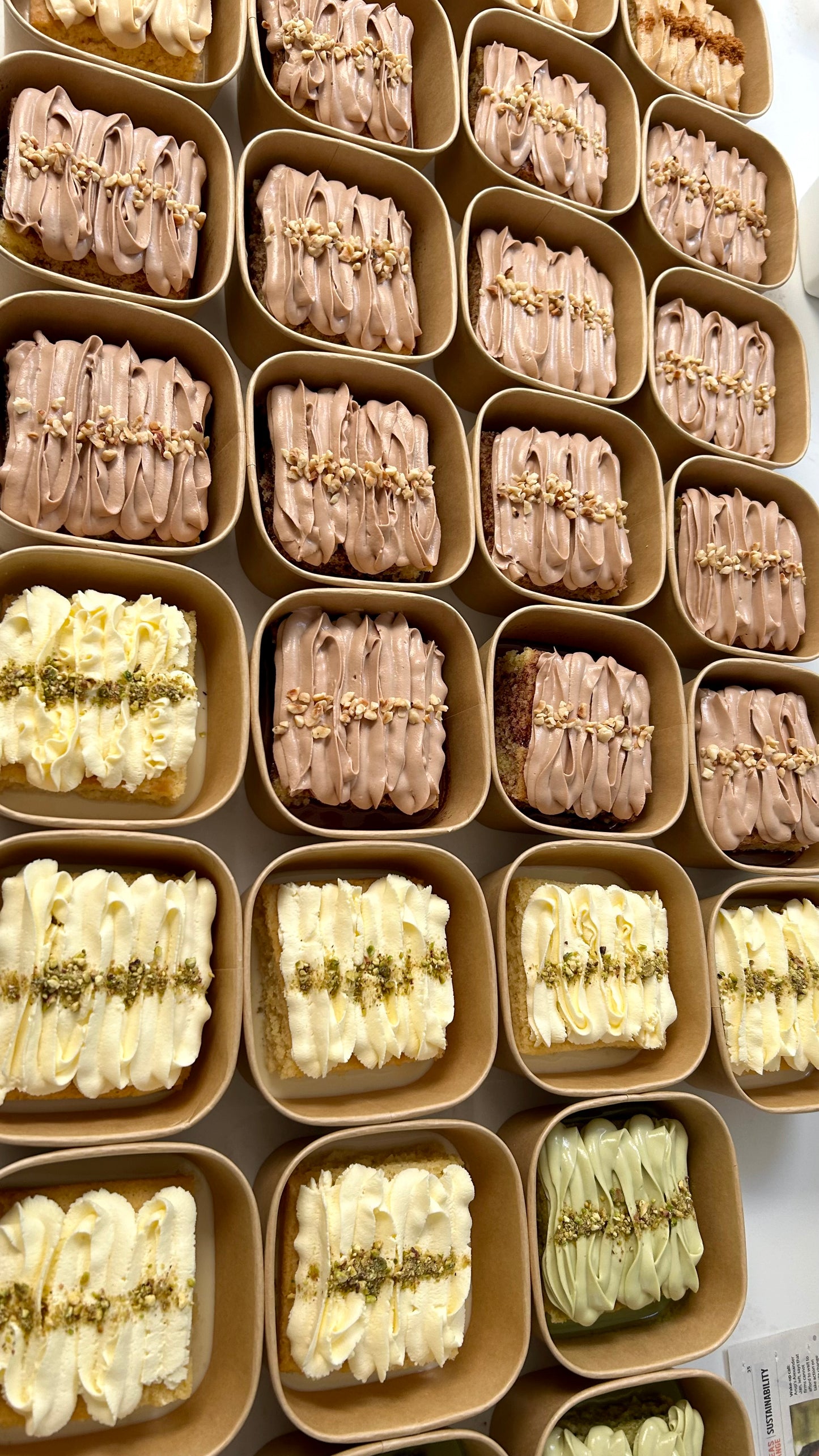 Milk Cake Slices & Trays