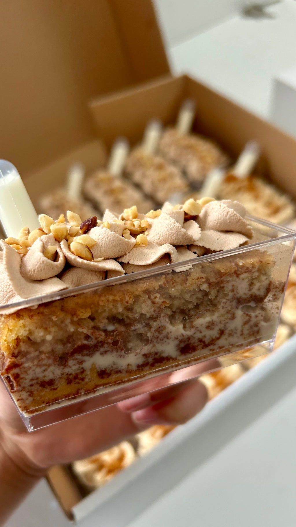 Milk Cake Rectangle Cups