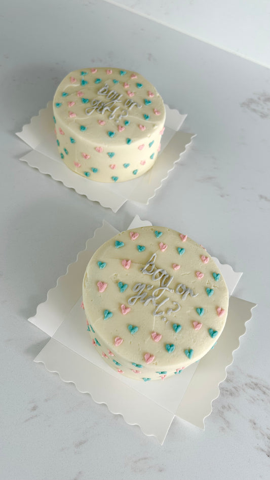 Gender Reveal Cake