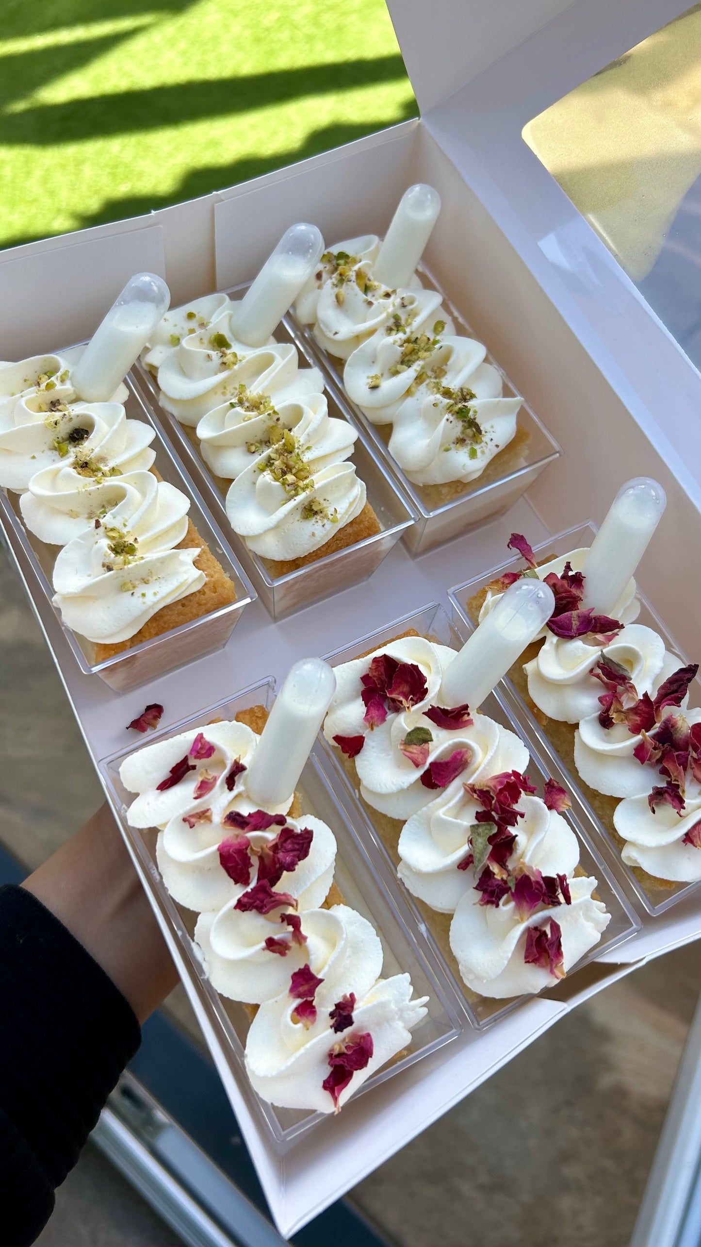 Milk Cake Rectangle Cups