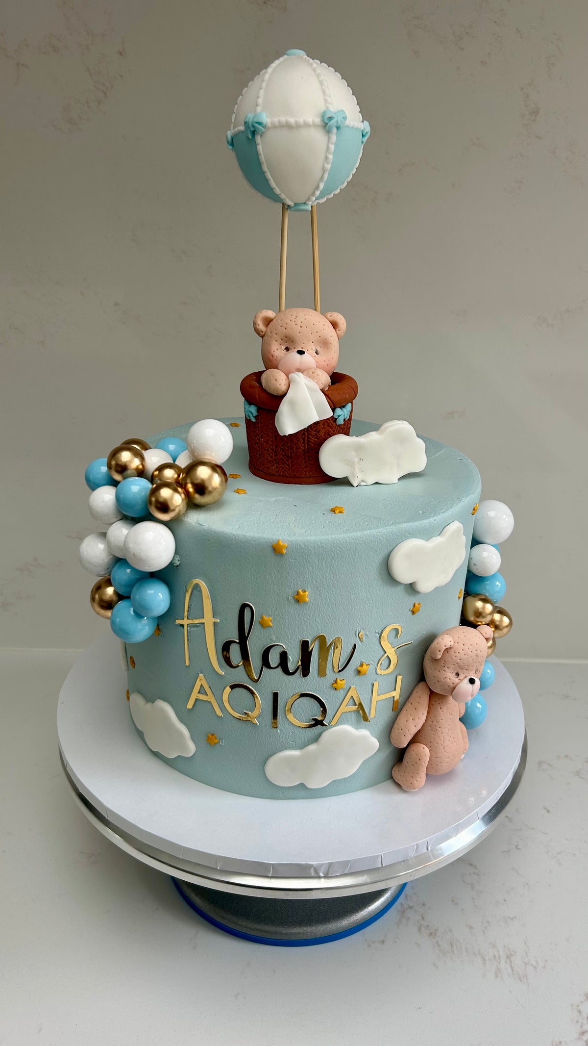 A Blessed Beginning Cake