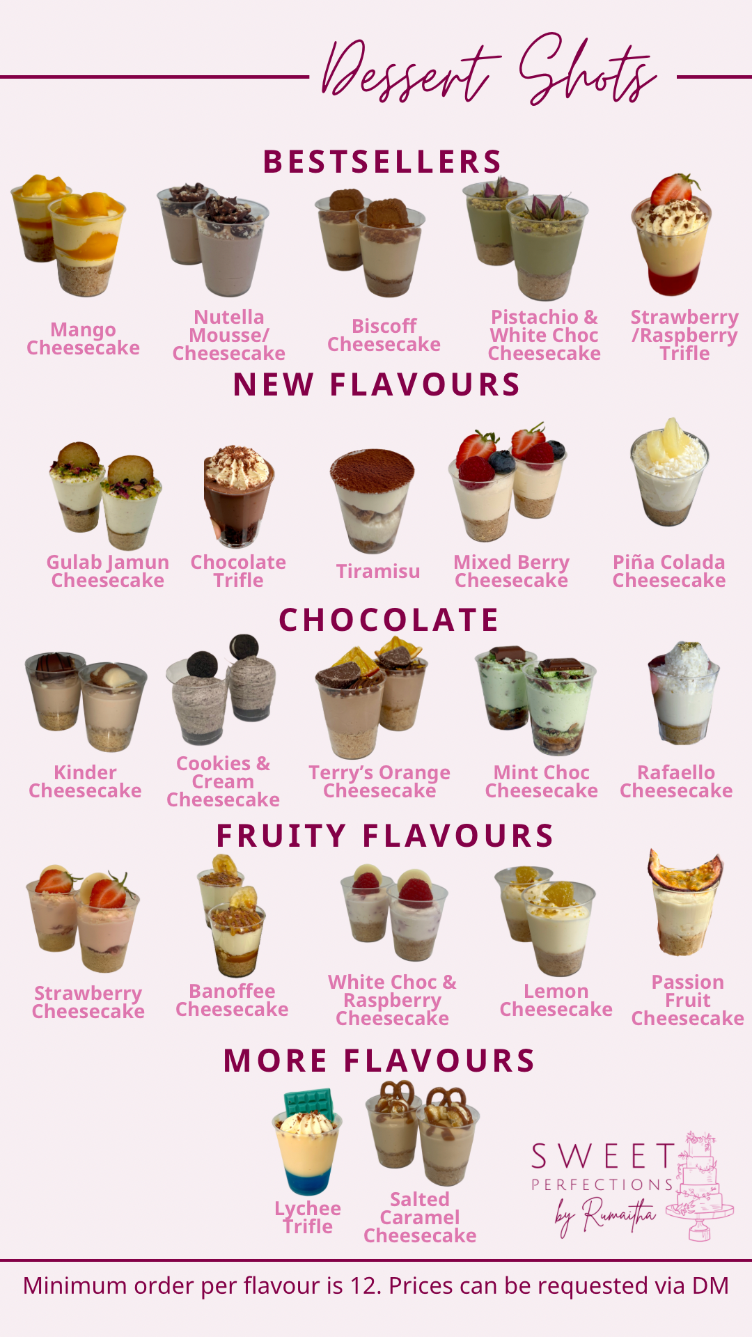 Luxury Dessert Cup Boxes