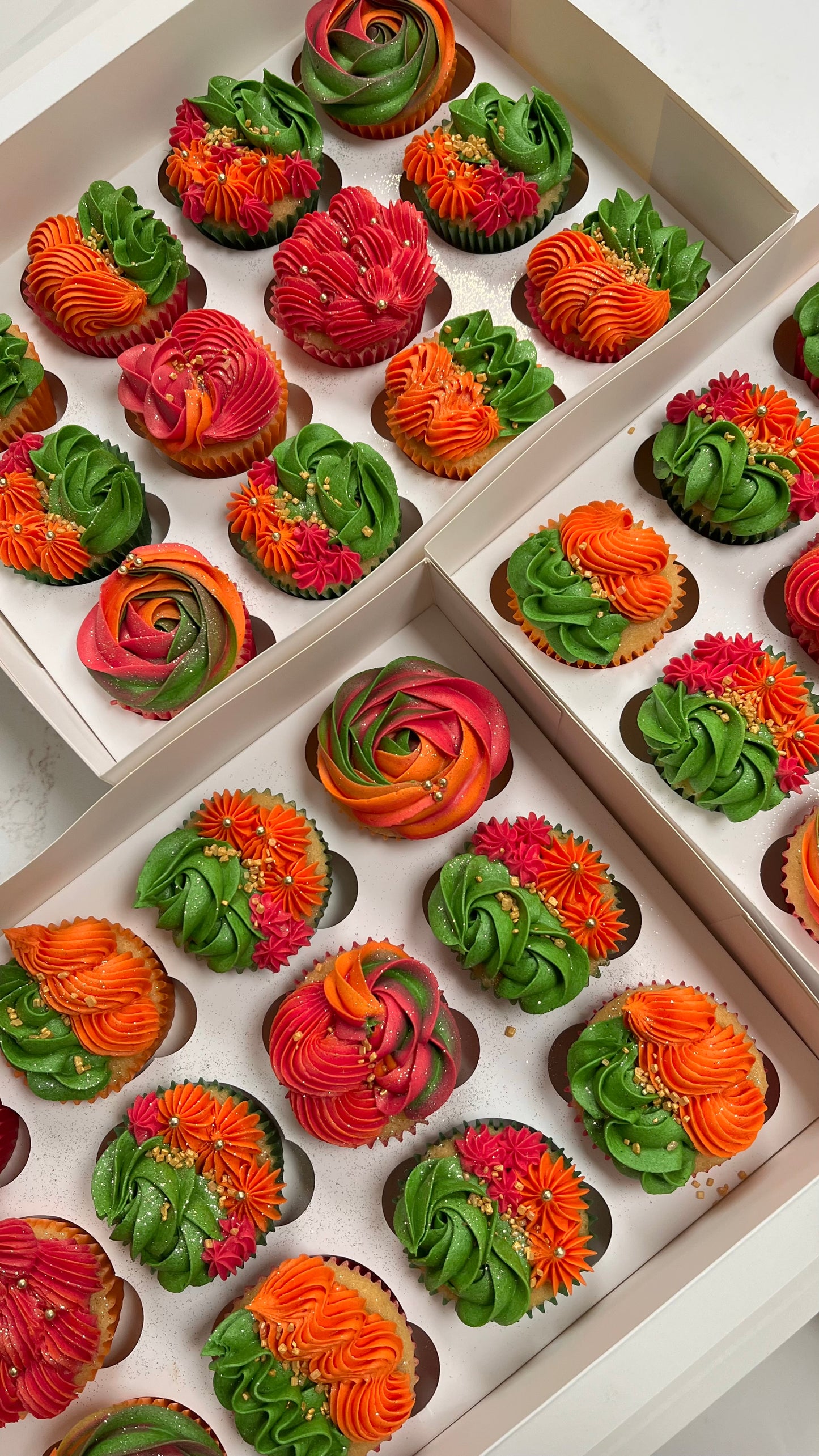 Mehndi Cupcakes